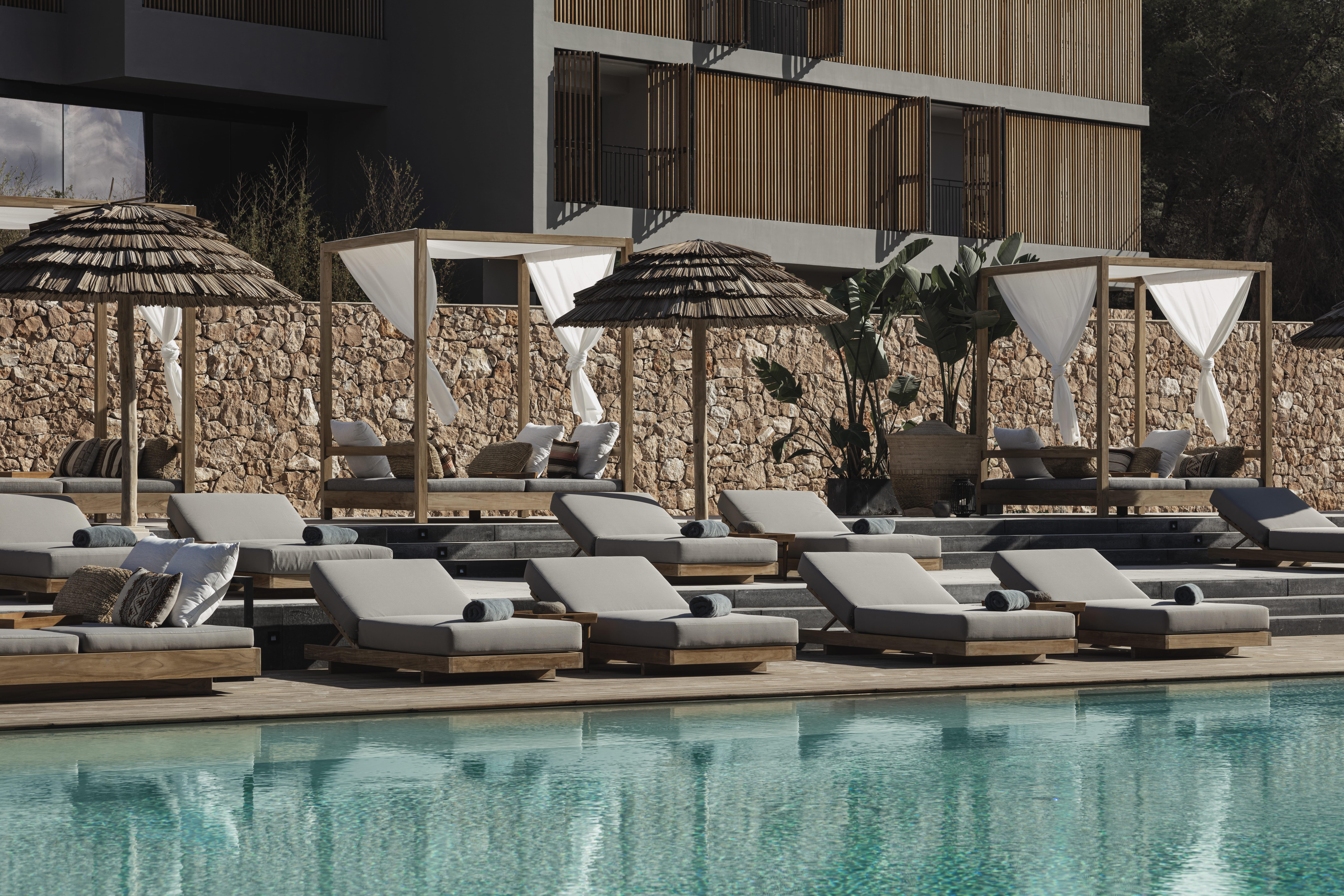 Oku Ibiza (Adults Only) Hotel San Antonio  Bagian luar foto The pool at the hotel
