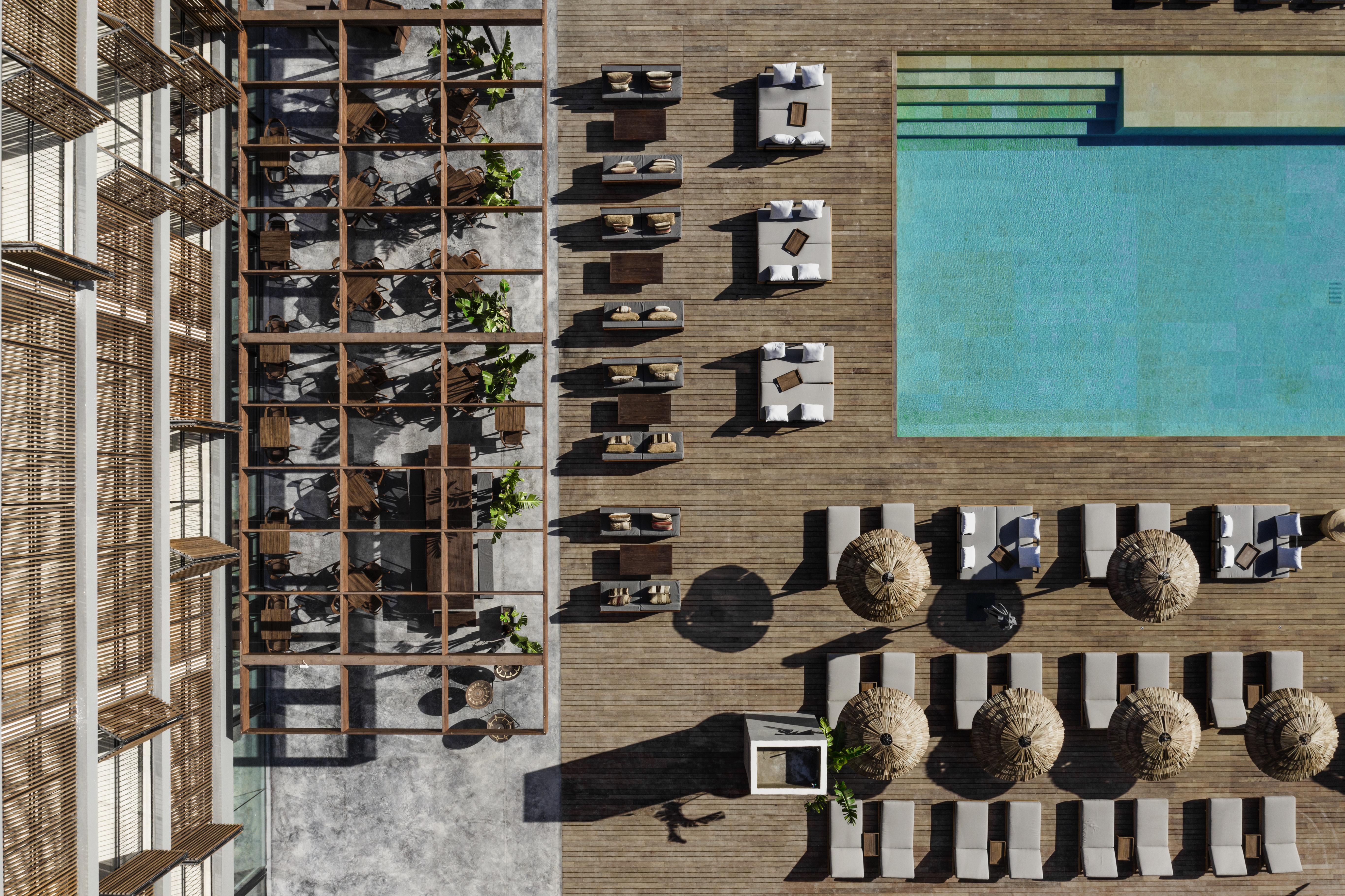Oku Ibiza (Adults Only) Hotel San Antonio  Bagian luar foto The pool at the hotel